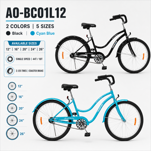 <b>Cheap</b> Steel Frame Single Speed Low Beach Cruiser Bike / Wholesale Cruiser City Bike - Product Image 2