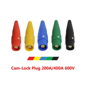 Norme internationale cam-lock prise et connecteur 200A 400A 600V cuivre pur mâle et femelle