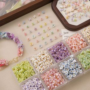 Perles en plastique simulées de 5-7 mm, mini pendentifs en forme de muguet, breloques faites à la main pour bracelets DIY, perles de bijoux - Product Image 5