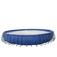 Kolam Renang PVC Terlaris 2026 Bentuk Kustom Portabel untuk Penggunaan Komersial Kualitas Tinggi Penjualan Pabrik 10mx10m-50mx25m,T0.9m,T1.32m