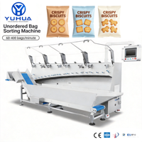 Machine de tri désordonné YH pour sachets de biscuits, gâteaux et snacks sur plateau tournant