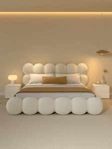 <span class=keywords><strong>Letto</strong></span> a nuvola in stile crema <span class=keywords><strong>francese</strong></span>, <span class=keywords><strong>letto</strong></span> <span class=keywords><strong>matrimoniale</strong></span> moderno imbottito in pile di agnello per camera da <span class=keywords><strong>letto</strong></span> padronale, <span class=keywords><strong>letto</strong></span> <span class=keywords><strong>matrimoniale</strong></span> di alta gamma per camera da <span class=keywords><strong>letto</strong></span> delle ragazze - Product Image 2