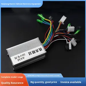 Alüminyum 6-MOSFET Lityum Pil Elektrikli Araç Kontrol Cihazı <span class=keywords><strong>36V</strong></span>/48V 350W Akıllı Çift Modlu Fırçasız - Product Image 2