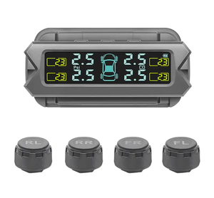 Sensore di Pressione Pneumatici Wireless Esterno Solare per Auto Gold Seller TY08 TPMS con Rilevamento in Tempo Reale della Pressione Differenziale - Product Image 1