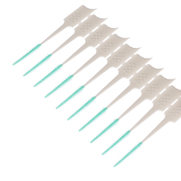 Boîte de voyage pour produits de soins bucco-dentaires orthodontiques, brosse interdentaire flexible en silicone, cure-dent
