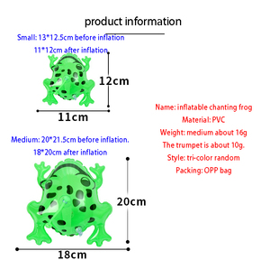 2025 personnalisé PVC gonflable sauter gonflable dessin animé <span class=keywords><strong>Animal</strong></span> <span class=keywords><strong>ballon</strong></span> saut grenouille jouet bébé support élastique corde rebond enfants grenouille verte - Product Image 6