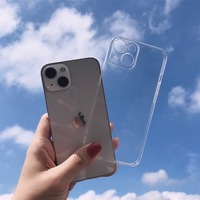 IVANHOE Ultra 1.0mm Transparent En Plastique Dur PC étui pour iphone 15 14 13 12 Mini 11 Pro Max X XR XS Plus SE Cristal Clair Couverture