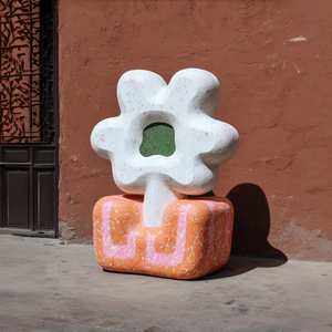 Decoración Floral <span class=keywords><strong>de</strong></span> FRP para Interiores y Exteriores, Estatua <span class=keywords><strong>de</strong></span> Arte Floral <span class=keywords><strong>de</strong></span> Fibra <span class=keywords><strong>de</strong></span> Vidrio Personalizada, Escultura Gigante <span class=keywords><strong>de</strong></span> Mano Sosteniendo una Flor - Product Image 6