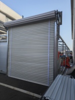 Portes de garage enroulables modernes en acier fini avec palan manuel, antivol, pour entrepôt - Vente en gros usine