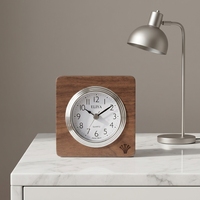 Pabrik Guangdong Eliya Jam Alarm Hotel Desain Modern Kayu Berkualitas Tinggi Set Lampu Latar LUMINOVA Tahan Lama Logo Warna Dapat Disesuaikan