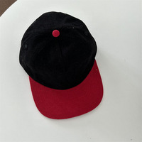 5 Paneel Ongestructureerde Snapback Hoed Met Borduurwerk Logo, 5 Panel Corduroy Baseballpet Hoed