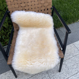 100% 리얼 울 고밀도 Xl 대형 타우페카카오 다크 브라운 정품 아이슬란드 양가죽 - Product Image 4