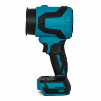 Souffleur sans fil professionnel 21V, 2 vitesses, batterie lithium, nettoyeur de feuilles et de poussière électrique, kit d'outils de jardinage, boîte