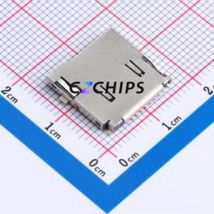 GT-TF003-H0185-02 SD Card / Memory Card Connector SMD Connector Self-Return Type MicroSD Card (TF Card) Card Holder 1.85mm - Product Image 1