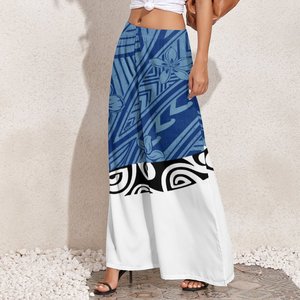 Boutique Vêtements Femmes Personnalisé <span class=keywords><strong>Grande</strong></span> <span class=keywords><strong>Taille</strong></span> Jambe Large <span class=keywords><strong>Pantalon</strong></span> À La Mode Palazzo <span class=keywords><strong>Pantalon</strong></span> Polynésienne <span class=keywords><strong>Pantalon</strong></span> 1 QUANTITÉ MINIMALE DE COMMANDE - Product Image 2