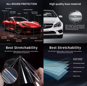 <span class=keywords><strong>Film</strong></span> de protection de peinture automobile TPU Mary Kay rose, <span class=keywords><strong>film</strong></span> de protection de carrosserie automobile auto-cicatrisant thermique PET, anti-rayures, hydrophobe - Product Image 5