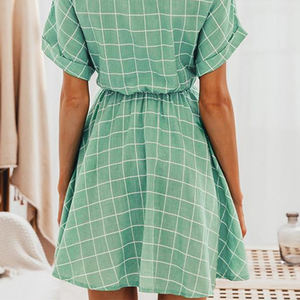 Robe mi-longue d'été décontractée en coton personnalisée - Product Image 3