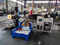 Máquina de Soldadura TIG Automática para Tubos de Cobre y Bridas de Acero con Brazo Manipulador de Soldadura Tridimensional