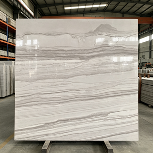 Marbre à grain de bois naturel personnalisable avec des carreaux en céramique, adapté aux comptoirs d'îlots de cuisine et aux sols d'hôtels - Product Image 3