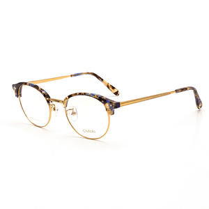 Gafas Chalai con Montura Redonda Media Ovalada, Lentes Ac Anti UV Unisex 96804 Taizhou - Product Image 1