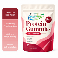 Fabricant de Gummies Protéinés au Whey OEM ODM Chaîne d'approvisionnement stable Marque de suppléments à étiquette privée Vente en gros en vrac