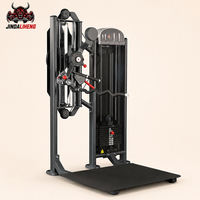 Machine à curls biceps assis sélectionnables avec fonction d'extension triceps pour l'entraînement de force des bras en salle de sport commerciale