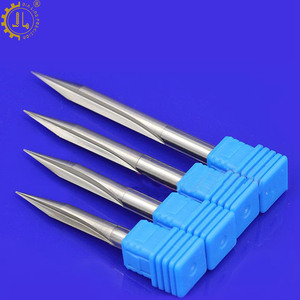 Côn cacbua 2-Sáo khắc thẳng bit tùy chỉnh CNC công cụ khắc gỗ bit cho khắc gỗ & điêu khắc - Product Image 4