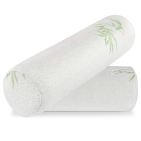 Vente en gros Oreiller rond en bambou de haute qualité en mousse à mémoire de forme pour soutenir le cou, la taille et les jambes