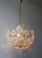 Moderner Luxus Murano Glas Blumen-Kronleuchter Italienisches Design Pendelleuchte für Schlafzimmer Esszimmer Eingangsbereich Villa Hochzeitsdekoration