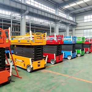 Piattaforma di Lavoro Aerea Elettrica Mobile, Altezza Massima 12m, Struttura in Acciaio al Manganese Q355B, Piano 2300x1170mm, Nuovo Modello - Product Image 3