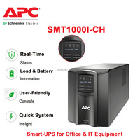 APC SMT1000I-CH Smart-UPS 1000VA/700W Onduleur monophasé interactif en ligne de type tour avec batterie au plomb-acide pour commutateurs réseau