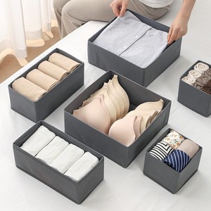 Wholesale Custom Pattern Cube Closet <strong>Storage</strong> <strong>Box</strong> Closet Non-woven Underwear <strong>Tie</strong> Fabric Bra Socks Collapsible <strong>Storage</strong> Bins <strong>Box</strong> - Product Image 1