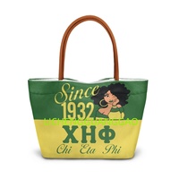 Sac fourre-tout personnalisé Chi Eta Phi Sorority, réutilisable, design de créateur, sac de shopping pour sororité, sac de week-end