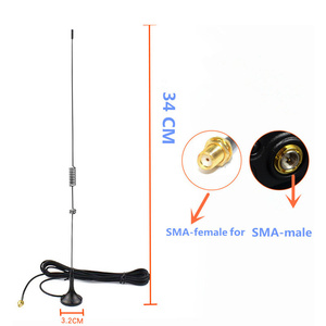Antena Base UT-106 <span class=keywords><strong>UV</strong></span>, Antena de Coche VHF SMA-Hembra para Radio Portátil <span class=keywords><strong>Baofeng</strong></span> BF-888S <span class=keywords><strong>UV</strong></span>-5R <span class=keywords><strong>UV</strong></span> 5R Plus <span class=keywords><strong>UV</strong></span>-<span class=keywords><strong>82</strong></span> <span class=keywords><strong>UV</strong></span>-5RE - Product Image 2