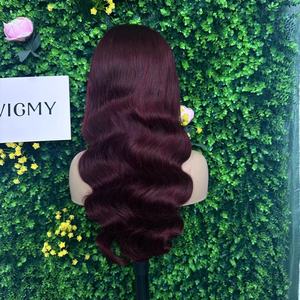 Parrucca frontale in pizzo a onda HD 13x4 per le donne Pre-pizzicata con <span class=keywords><strong>capelli</strong></span> a 250% densità di <span class=keywords><strong>capelli</strong></span> <span class=keywords><strong>veri</strong></span> umani parrucca senza colla anteriore in pizzo - Product Image 6