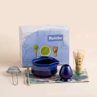 Ensemble d'outils pour la cérémonie du matcha japonais fait main, fouet en bambou naturel, kit de thé matcha personnalisable