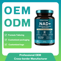 Complexe OEM NAD +, contenant du resvératrol, de la coenzyme Q10 et de l'acide alpha-lipoïque, qui aide à lutter contre le vieillissement.