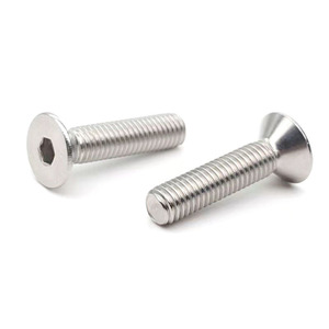 Tornillos de Cabeza Plana Avellanada de Acero Inoxidable 304, Recubiertos de Zinc, con Rosca Métrica, Autoperforantes, Mecanizados por CNC, Industriales - Product Image 2