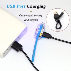 Hondennacht Buiten Wandelen Veilig Oplichten Led Hond Halsband Rood Licht Charme - Product Image 4