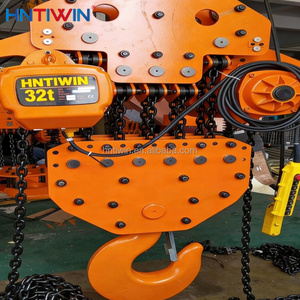 Polipasto Eléctrico de Cadena de Alta Calidad con Certificación CE de <span class=keywords><strong>20</strong></span>, 30, 32 y 45 Toneladas para Venta en Plantas de Manufactura - Product Image 1