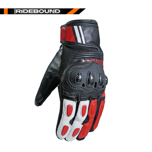 Da chính hãng đầy đủ ngón tay xe máy lái xe găng tay Knuckle vỏ ngón tay tai nạn Pad Silicone cọ chống trượt màn hình cảm ứng - Product Image 2