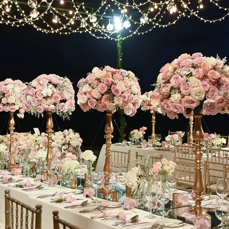 All'ingrosso decorazione per la tavola di nozze per la tavola di nozze vaso di fiori decorazione della tavola di nozze