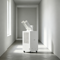 Climatiseur industriel portable 12000 BTU, refroidissement/chauffage, avec télécommande, pour usage commercial, directement du fabricant