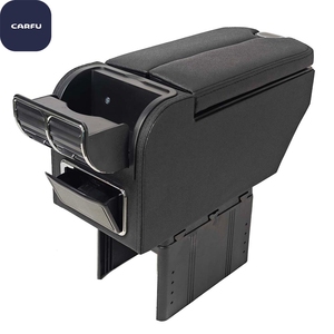 Consola de Almacenamiento Universal para Reposabrazos de Coche, 3 Puertos de Carga USB, 3 en 1, Gran Espacio de Almacenamiento Oculto, Accesorio Interior de Cuero PU OEM - Product Image 4