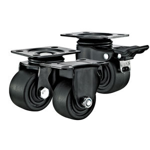 ล้อลากอุตสาหกรรมแบบมีล้อ1.5 2 2.5 3นิ้ว1 1.2ทำจากไนลอน PU ขนาดกลางศูนย์กลางของแรงโน้มถ่วงต่ำ - Product Image 2