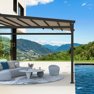 Tấm <span class=keywords><strong>Polycarbonate</strong></span> Tự Động Gấp Lại Cửa Sổ Tán Mái Hiên Cửa Sổ Mái Hiên - Product Image 3