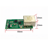 Module série TTL UART vers Ethernet USR-TCP232-T2, prend en charge les applications TCP/UDP serveur/client IOT, chipset Cortex-M0