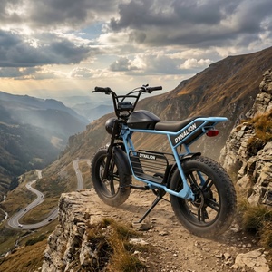 Vélo électrique compact à pneus larges avec rangement facile, guidon réglable pour les sorties en famille - Product Image 2