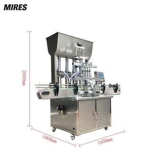 Mriesマルチヘッドサーボ駆動充填機ミルクジュース用ケチャップ醤油自動ポンプ充填ラインキャッピング付き - Product Image 3