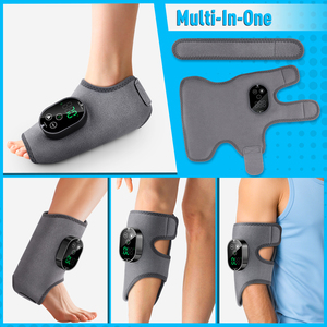 Schnur loser elektrischer Knöchel massage gerät Gürtel Neopren beheizte Fersen stütze zur Linderung von Fuß-und Hands ch merzen mit Massage funktionen - Product Image 3